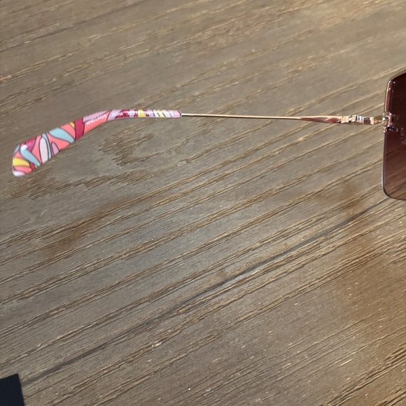 KATE SPADE ARIELLA RIMLESS SUNGLASSES GOLD GRADIENT - Picture 11 of 11